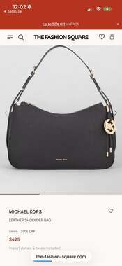 NWT- Michael Kors Shoulder bag adjustable strap gold tone hardware